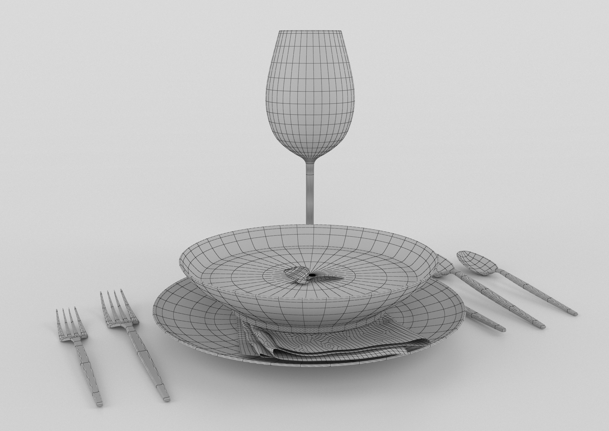 TableSetting Wireframe